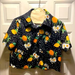 *FuN cItRuSy CROP TOP* from SHEIN size S